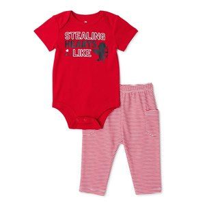 Way to Celebrate Unisex Baby Creeper 2-Piece Set Size 18 Months NWT